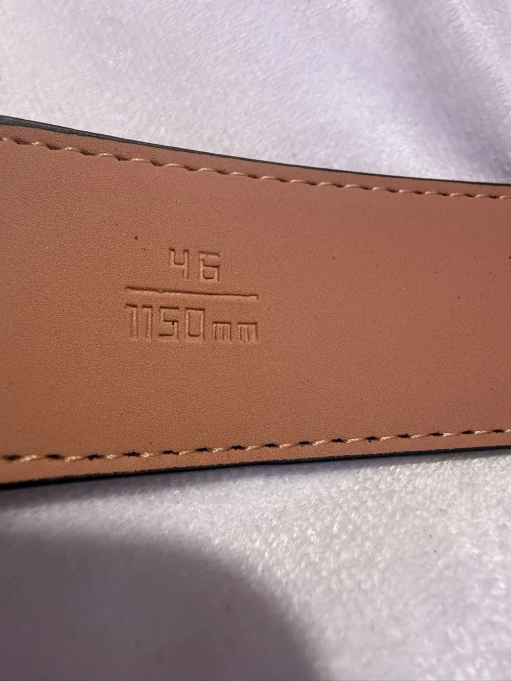 Louis Vuitton Belt with Silver LV Buckle